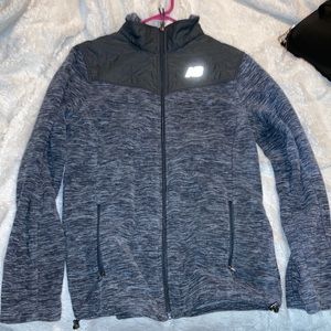 Gray peppered new balance jacket
